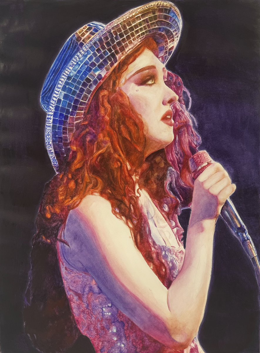 JTheAlien_'s tweet image. chappell roan (18x24 in, watercolor)
#ChappellRoan