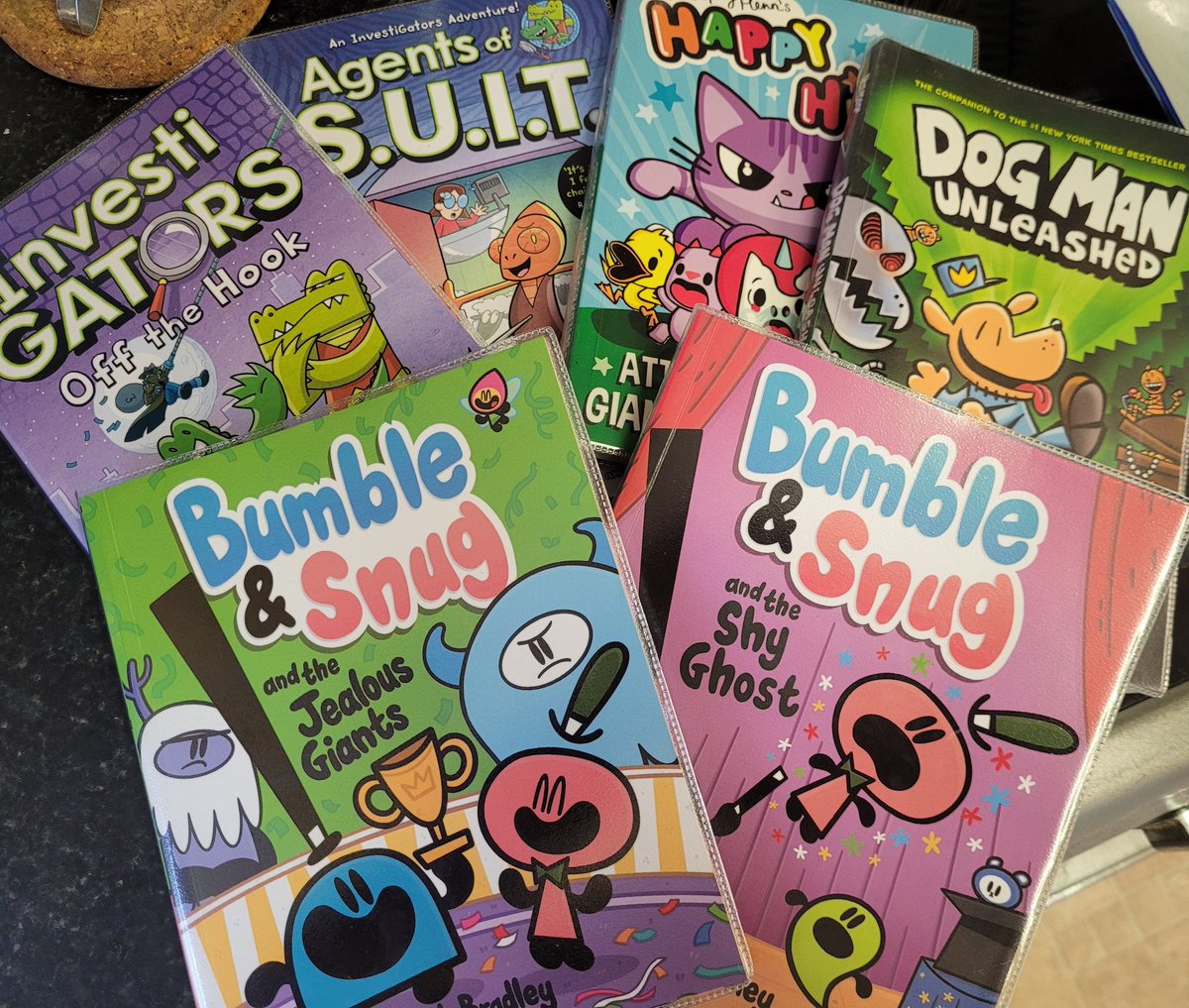 James A. Lent (@jamesalent) on Twitter photo This was our library haul today.
My daughter is loving comic books, especially Bumble and Snug!! <a href="/markbradleyart/">Mark Bradley - No longer on X, find me on Bluesky</a> ππ This was our library haul today.
My daughter is loving comic books, especially Bumble and Snug!! <a href="/markbradleyart/">Mark Bradley - No longer on X, find me on Bluesky</a> ππ