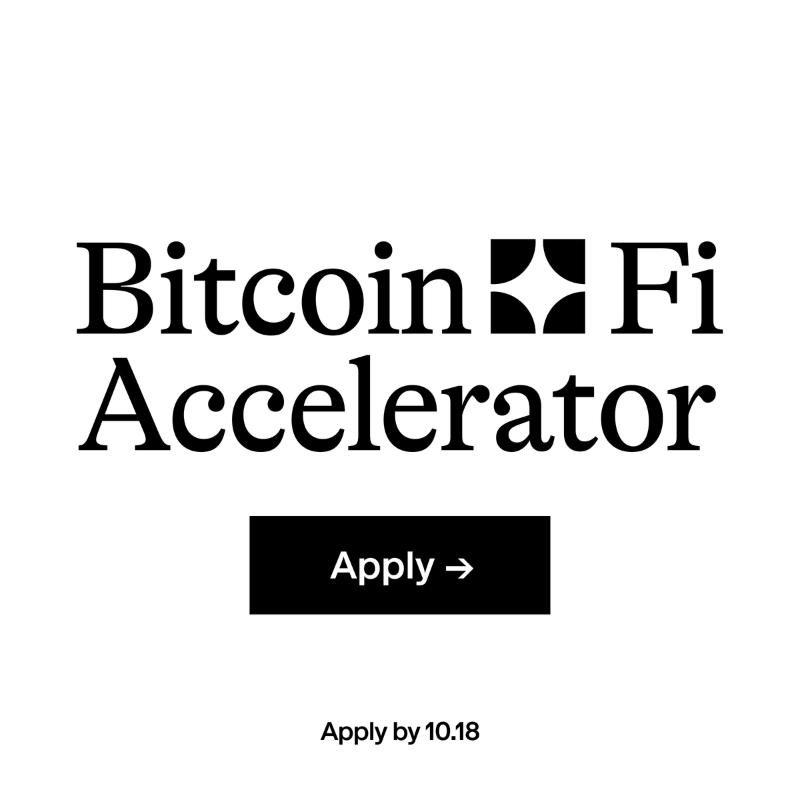 thesis_co's tweet photo. Are you building the next big app on Bitcoin? 

Get the support you need with funding, tech, go to market, networking, and more. 

Apply today ⬇️