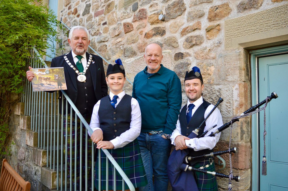HaddingtonPipeB's tweet photo. Delighted to launch our 2025 calendar with 13 commissioned photos, all taken locally featuring band members, by @NCallaghanPhoto. Now available in many local outlets at £7. More at https://t.co/14yEIPOcBY https://t.co/pic7KWKrBy