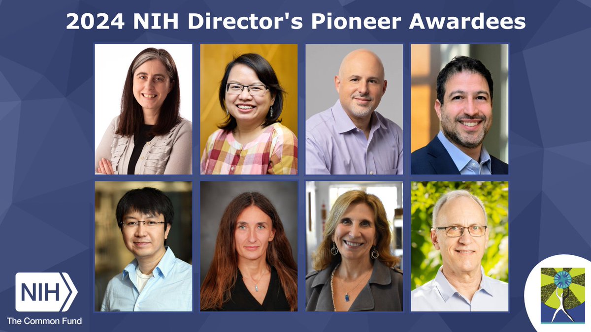 The @NIHDirector's Pioneer Award funds researchers from all career stages pursuing groundbreaking new ideas to tackle significant challenges in #behavioral, #SocialScience, &amp; #BiomedicalResearch. Meet this year’s awardees: commonfund.nih.gov/pioneer/AwardR… #NIHHighRisk