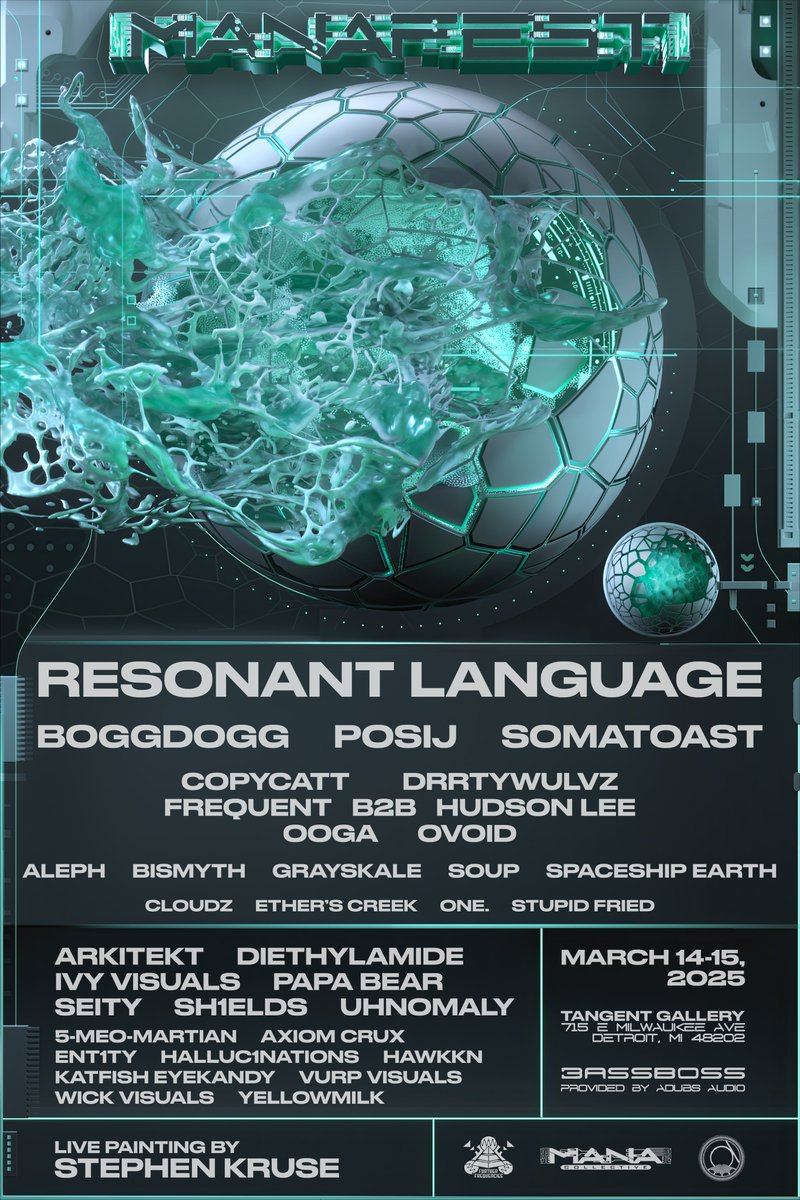 howdy yall 🤠

stoked to be making my return to tangent gallery in march for this stacked multi day event. big shouts to the mana collective family for putting this one on 💙