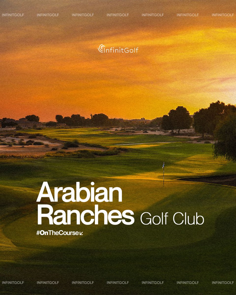 Infinitgolf's tweet image. "Think you can conquer the iconic Arabian Ranches Golf Club? From the breathtaking 9th to the twisting 13th, every hole is a new challenge. Are you up for the test?  #InfinitGolf #DubaiGolfChallenge