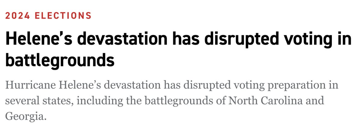 We knew climate change was a threat to our lives in a million ways, and now we can add it as a threat to our freedom to vote.

We MUST make sure everyone has access to the polls. Our democracy depends on it!