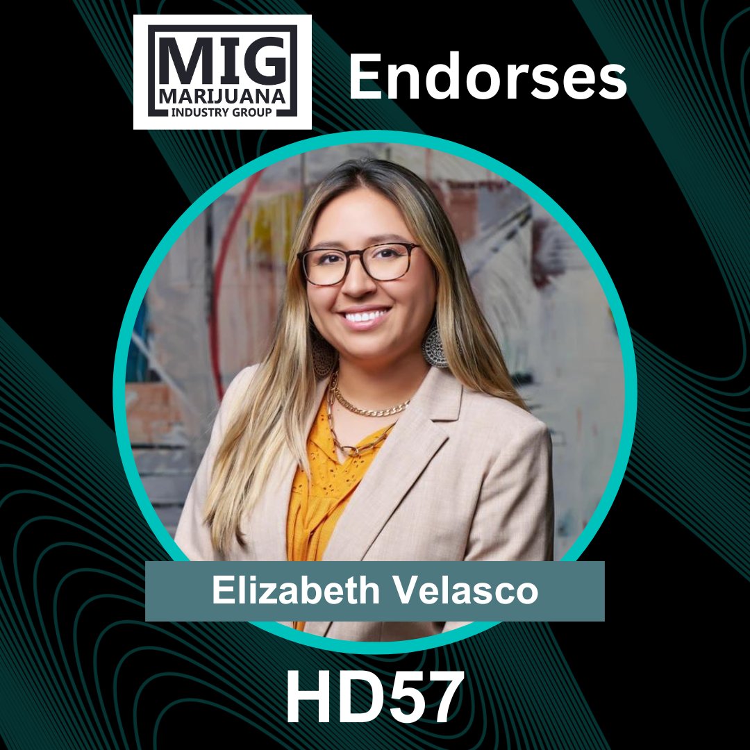 Marijuana Industry Group (@mjindgroup) on Twitter photo It’s an important election year, and MIG is endorsing statewide candidates for the first time. Vote for Elizabeth Velasco for HD57! <a href="/Velasco4CO/">Rep Elizabeth Velasco HD57</a> #copolitics #Election2024 #cannabisnews It’s an important election year, and MIG is endorsing statewide candidates for the first time. Vote for Elizabeth Velasco for HD57! <a href="/Velasco4CO/">Rep Elizabeth Velasco HD57</a> #copolitics #Election2024 #cannabisnews