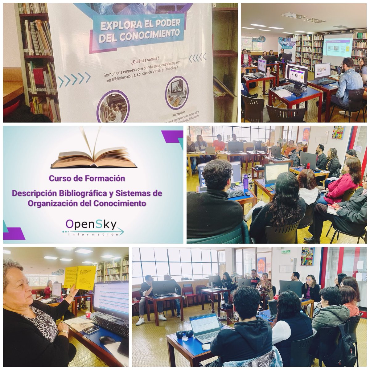 OpenSkyInfo's tweet photo. 📚 Día 2 del #OpenCursoRDA con las profesoras Rosario y Linamaría de #BibloRed y #Fundalectura. Seguimos tejiendo saberes y transformando experiencias.

💜 ¡Gracias por ser parte! 🙌

#RDA #Bibliotecas #OpenSkyInformation https://t.co/EXgRjuDK1M