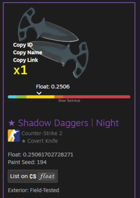 jackedgambles's tweet photo. 🎁CS2 GIVEAWAY ($120)🎁

⚫️Shadow Daggers | Night (FT) ⚫️

➡️All you have to do is:

- Sub to my youtube
(https://t.co/GGgLRdDSOD )
- Retweet and like
- Join the discord (https://t.co/d9d0isC2cI)

*drawing in 7 days* https://t.co/ivURglrrFY