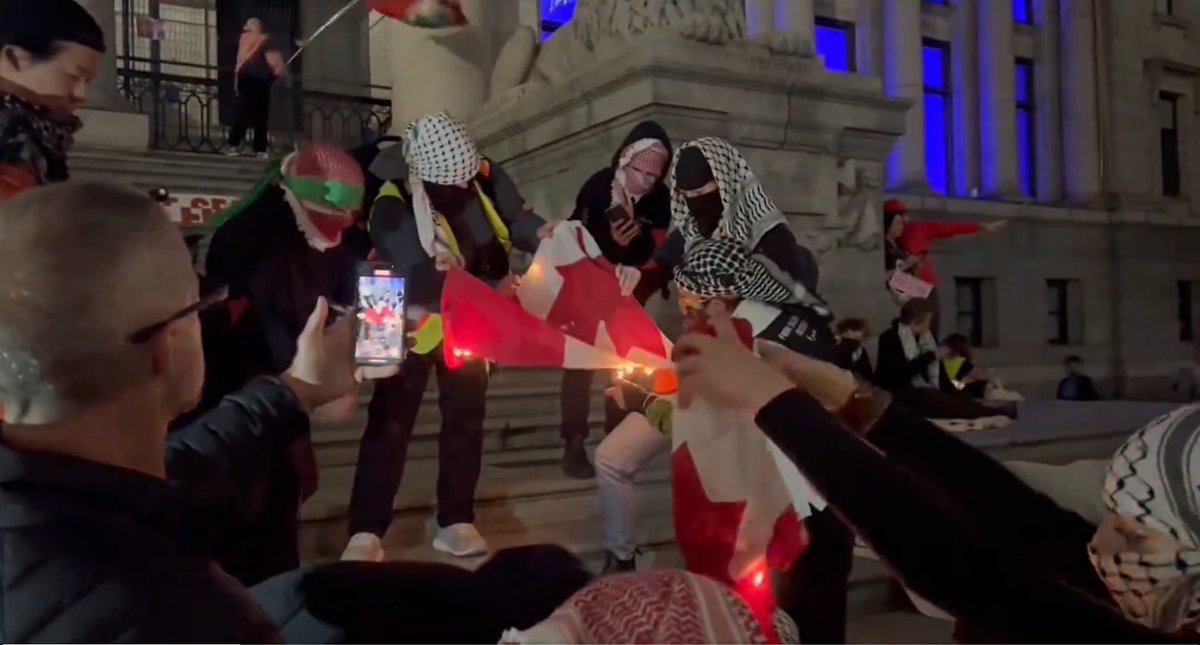 I'm sick of this.

They're not Canadians. And they don't want to be. They're foreigners who have come here to destroy Canada.

Any foreign national who is part of a hate march should be kicked out.

If you agree, sign our petition at DeportHamas.com.