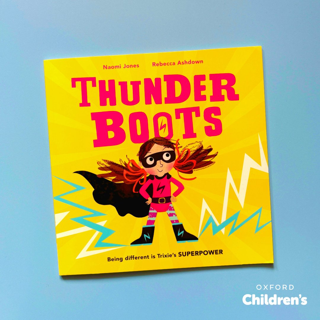 OxfordChildrens's tweet photo. This Dyslexia Awareness Week, we're spotlighting @NaomiJones_1's  THUNDERBOOTS, illustrated by @FamilyofBeasts ⚡️ Recently shortlisted for @theweekjunior Book Awards 2024!

Take a look! ⬇️🦸 https://t.co/60Y6qEv7Cv