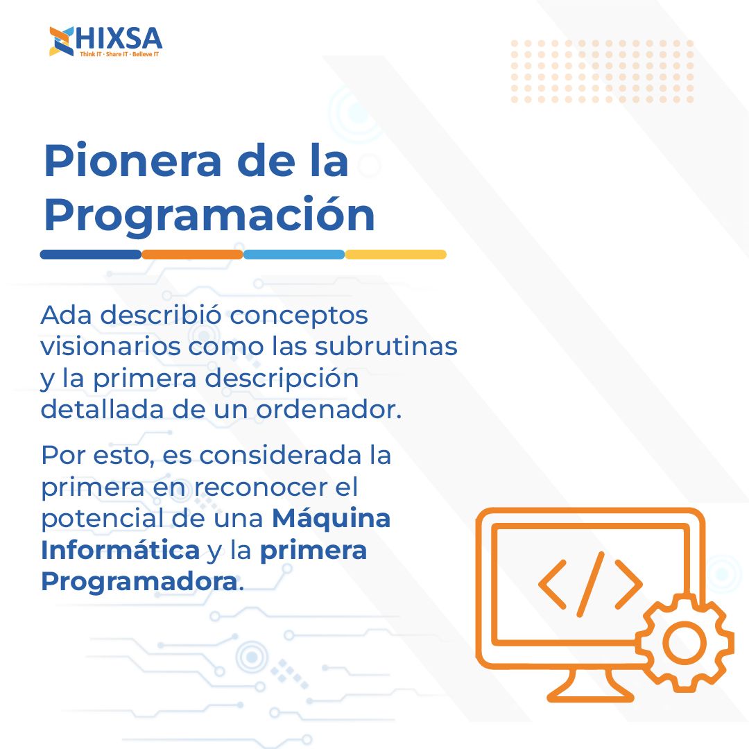 HIXSA's tweet image. 👩‍💻 Hoy es el #DíaDeAdaLovelace, un día para honrar a la #MadreDeLaProgramación. 🎊
#AdaLovelace no solo fue una visionaria, sino también un símbolo de lo que las mujeres pueden lograr en ciencia, tecnología, ingeniería y matemáticas. 
¡Celebremos su legado! 👩‍🔬

&quot;