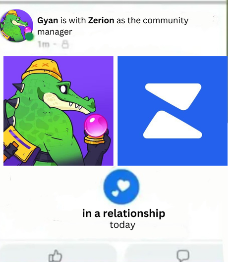 gyan_w3b's tweet image. zm zm, proud to announce that I&apos;ve joined @zerion as community manager!

From just putting a &apos;gm&apos; in discord, to hosting a full fledged side Zerion event at ethIndia as an ambassador, to going to ETHCC to meet the team and finally join @zerion, the User--&amp;gt; Ambassador--&amp;gt; Community…
