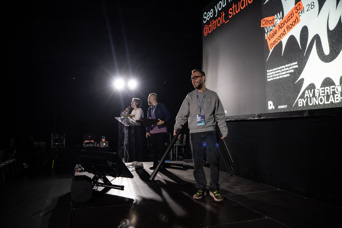 Digital Design Days (@digitdesigndays) on Twitter photo π₯ DDD24 Speakers Salvo Giunta, Irene Costantini, Claudio Gasparollo on Aqua Stage
Ditroit is a motion design studio specializing in designing visual content that narrates brands, products, or ideas.
ππΌ Stay connected for the next speaker!
#DDD24 #DigitalDesignDays #Milan π₯ DDD24 Speakers Salvo Giunta, Irene Costantini, Claudio Gasparollo on Aqua Stage
Ditroit is a motion design studio specializing in designing visual content that narrates brands, products, or ideas.
ππΌ Stay connected for the next speaker!
#DDD24 #DigitalDesignDays #Milan