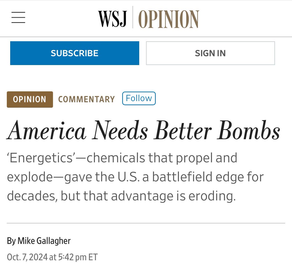 Social media influencers have to tag their sponsored content

But weapons manufacturers can pretend their ads for “better bombs” are actually thoughtful OpEds