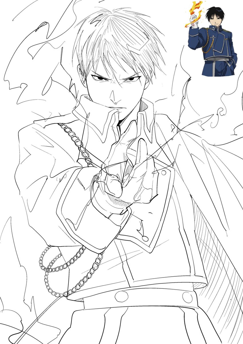 Roy Mustang wip as requested 🫵🔥