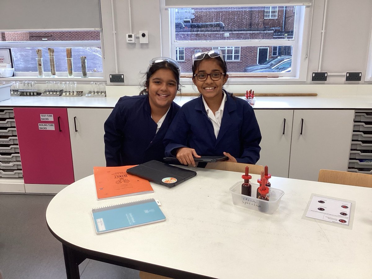 Today #BGSYear6 were testing ‘blood’ samples taken from the crime scene. Was there a match? #BGSScience