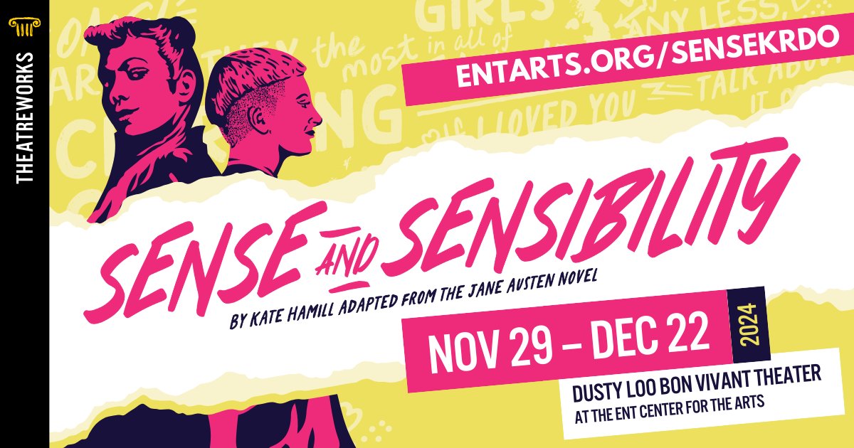 KRDO_13's tweet image. 🎭 Feel the romance and laughter of Sense &amp;amp; Sensibility! Join us for this beloved Austen classic, perfect for the holidays! #Theatreworks #AustenAdaptation     
entarts.org/SenseKRDO    
#sponsoredcontent