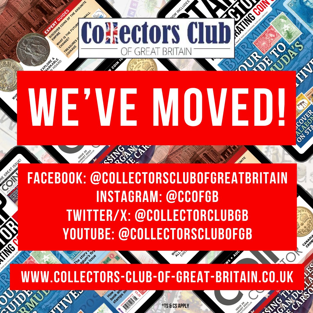 We've moved... but don't worry, we've not gone far! You can now find all the latest news and helpful guides to all things collectables, stamps and coins under one roof online at collectors-club-of-great-britain.co.uk. 
 
Please note: your magazine subscription will be unaffected by this change.