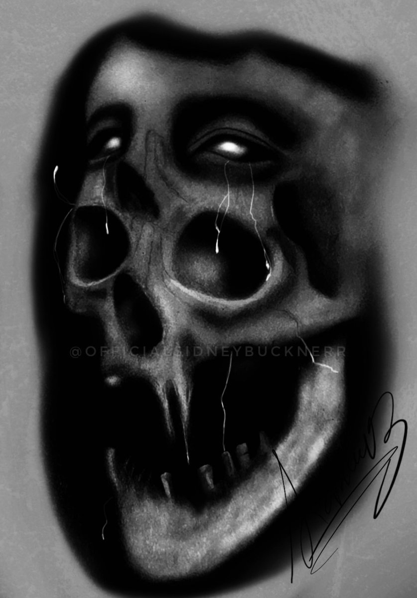 If I told you this is my first time drawing a skull, would you believe it?