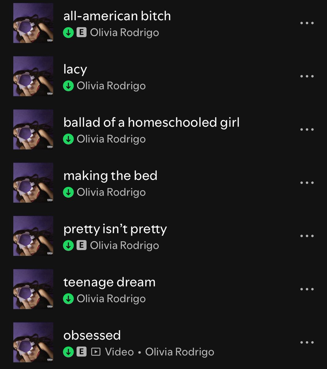 stereoliv's tweet photo. anyway here are some olivia rodrigo songs that aren’t about a breakup https://t.co/8ZZE3MqyvW
