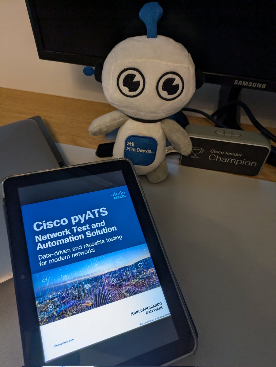 theVPNbloke's tweet image. Look what I won! 

Thank you @artofneteng ! 

Looking forward to diving into this one!

@devnetdan @John_Capobianco
#aone #NetEng #DevOps