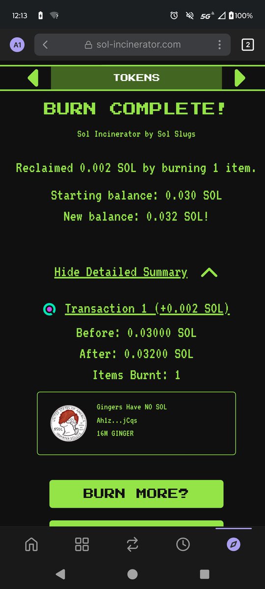 We had 1 $GINGER token for each ginger in the world, but now a Chad in the community burned 1% of supply so the gingers can pvp the remaining.  

G/L 
t.me/Gingershavenos…

Ah1zCwmz1fm4A7Xt8WCHXtgPJshS14eCqvpmXD2xjCqs