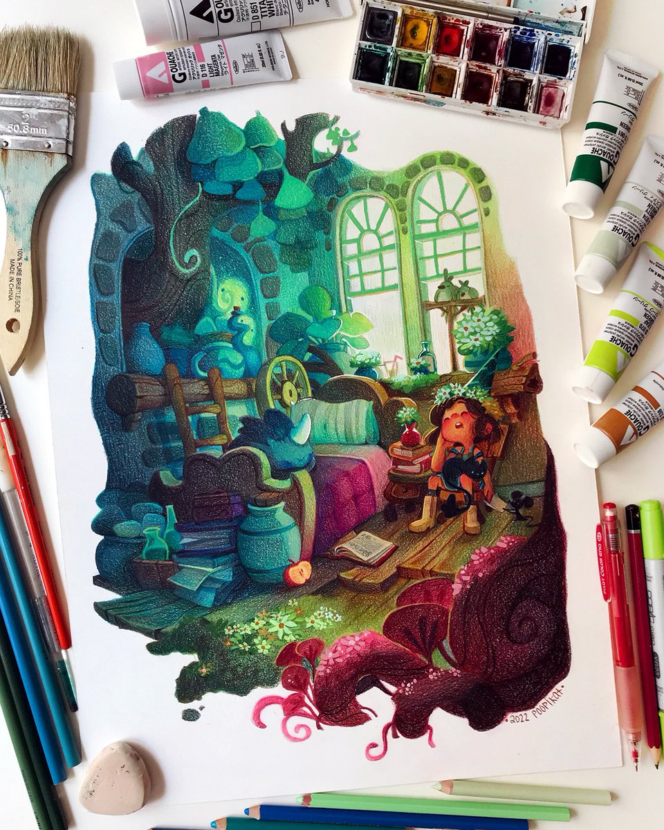 Poopikat (@poopikat) on Twitter photo Hi #PortfolioDay 🍂✨
I’m Kate, an illustrator who loves anything whimsical and colourful! I’m looking for work in kid lit, MG graphic novels, covers, etc!📚It’s nice to meet you! 😊
🔸poopikat.com
🔸art.poopikat@gmail.com Hi #PortfolioDay 🍂✨
I’m Kate, an illustrator who loves anything whimsical and colourful! I’m looking for work in kid lit, MG graphic novels, covers, etc!📚It’s nice to meet you! 😊
🔸poopikat.com
🔸art.poopikat@gmail.com