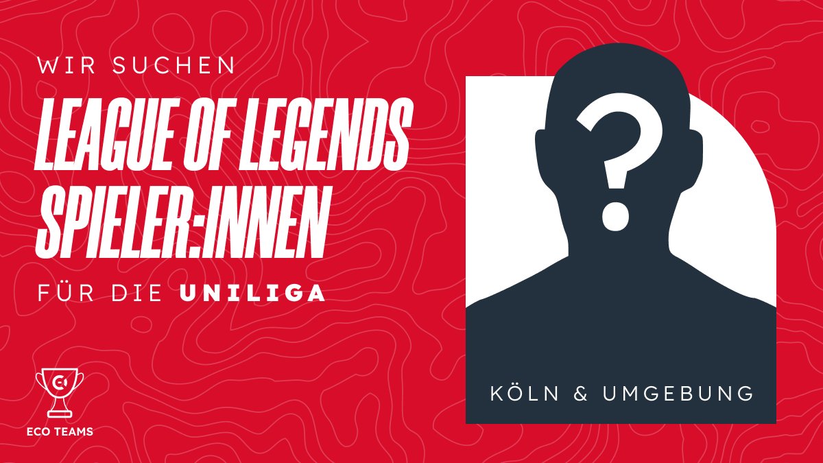 eSports Cologne (@esportscologne) on Twitter photo Wir suchen #Uniliga #League Spieler*innen für ALLE ROLLEN!
Requirements:
👩🎓 Du studierst an einer Hochschule im Kölner Raum
⏰️ BEIDE Formulare bis zum 15.10. ausfüllen 👇
Schreibt bei Interesse <a href="/Persia_lol/">Prince of Persía</a> – auf Discord: ecoprinceofpersia (Auch, wenn ihr weiter weg wohnt) Wir suchen #Uniliga #League Spieler*innen für ALLE ROLLEN!
Requirements:
👩🎓 Du studierst an einer Hochschule im Kölner Raum
⏰️ BEIDE Formulare bis zum 15.10. ausfüllen 👇
Schreibt bei Interesse <a href="/Persia_lol/">Prince of Persía</a> – auf Discord: ecoprinceofpersia (Auch, wenn ihr weiter weg wohnt)