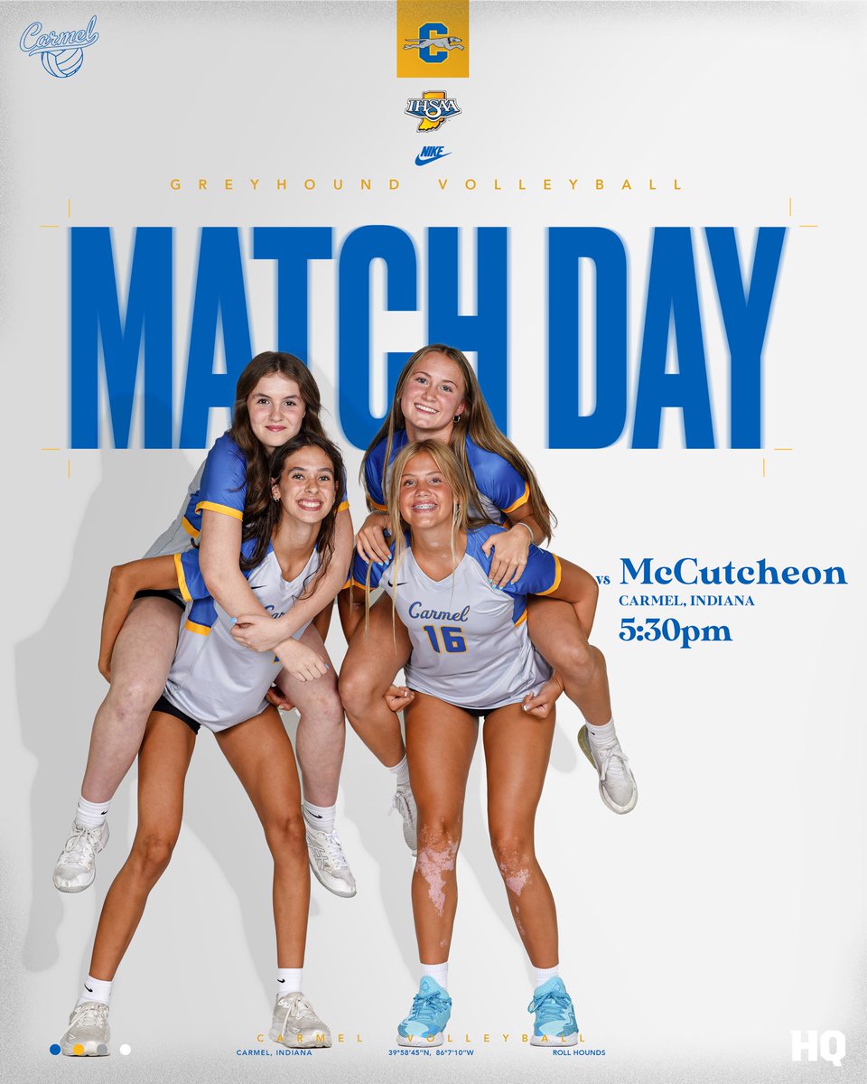 Match day.
📍 Carmel High School
⏰ AT 5:30PM!!
🆚 McCutcheon