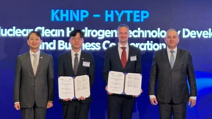 Nuclear_BP's tweet image. 🇰🇷Korea Hydro &amp;amp; Nuclear Power (#KHNP) has agreed to cooperate with #Hydrogen Technology Platform (HYTEP) on the development and exchange of information on the production of hydrogen, including through the use of #nuclear #technology.
👉 nuclearbusiness-platform.com/asia/market-ov…

#hydrogen