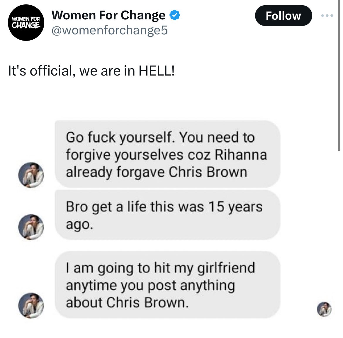 Chris Brown, a serial abuser, is coming to South Africa where GBV &amp; intimate femicide is a “national emergency.” Petitions to boycott the concert by <a href="/womenforchange5/">Women For Change</a> have been met with threats. So-called GBV advocates are justifying their attendance. This is rape culture.