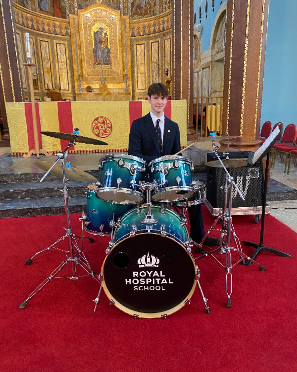 Drums are the heartbeat of any song, especially in rock music! Thanks Dan P for setting the tempo and energy for the day with your excellent performance of ‘Sweet Child of Mine’ in Chapel this morning. <a href="/RHSSuffolk/">Royal Hospital School</a>