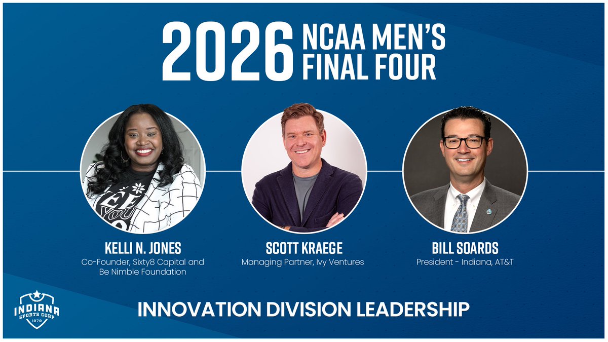 Bill Soards (@soards) on Twitter photo In 49 other states, it’s just basketball… but this is Indiana 🏀
I’m thrilled to share that I’m serving on the Local Organizing Committee as the Innovation Co-Chair for the 2026 NCAA Men’s Final Four. Coming to Indy April 4-6, 2026! #FinalFourIndy <a href="/IndSportsCorp/">Indiana Sports Corp</a> In 49 other states, it’s just basketball… but this is Indiana 🏀
I’m thrilled to share that I’m serving on the Local Organizing Committee as the Innovation Co-Chair for the 2026 NCAA Men’s Final Four. Coming to Indy April 4-6, 2026! #FinalFourIndy <a href="/IndSportsCorp/">Indiana Sports Corp</a>