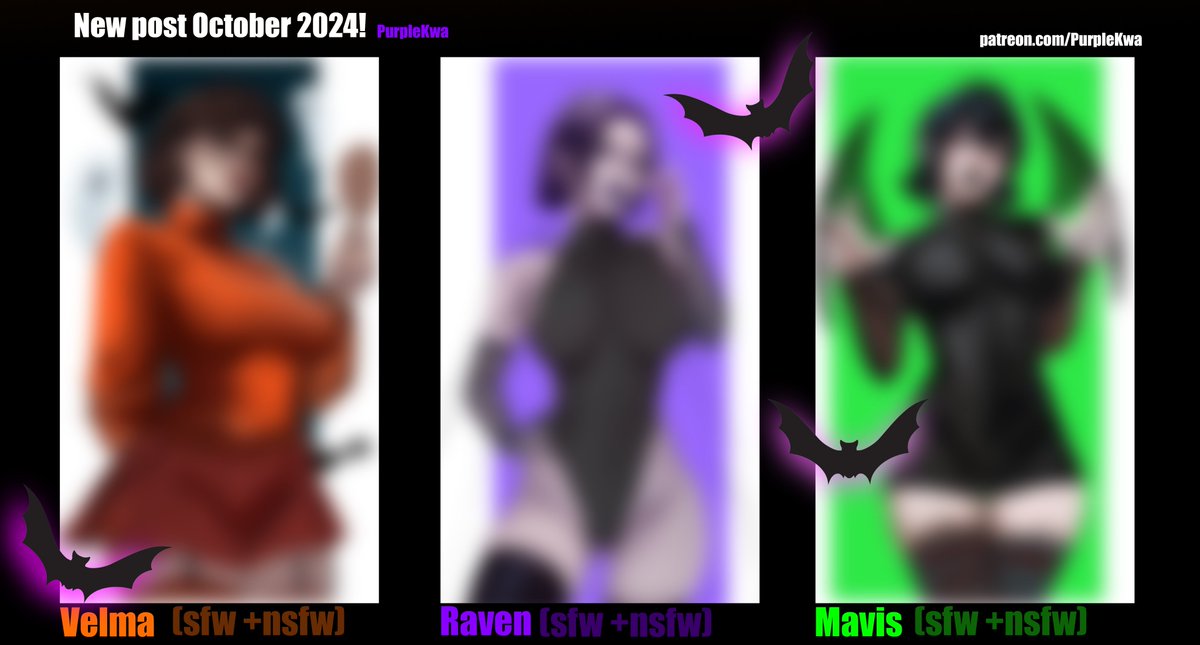 Announce new drawings for October🎃