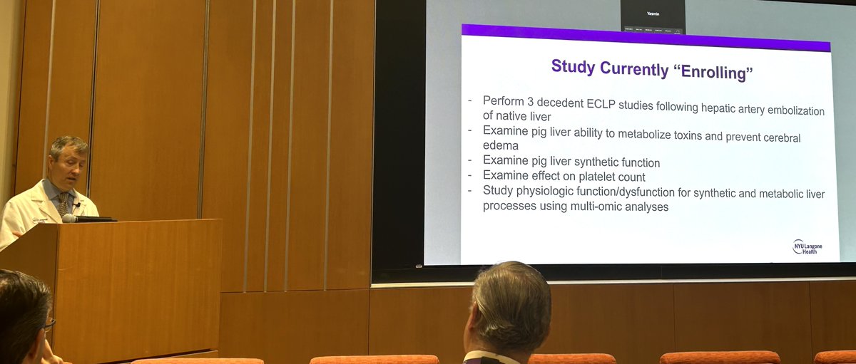 Outstanding #GIGrandRounds presentation by Dr. Adam Griesemer <a href="/PedsLiverTxp/">Adam Griesemer, MD</a> on the potential role of #xenotransplantation in ##liver transplant &amp; care. Currently performing ECLP studies <a href="/theliversurgeon/">Karim J Halazun MD</a>
@AMliapakis <a href="/NorthupHepTXP/">Patrick Northup, Hepatology and Liver Transplant</a> <a href="/MarkPochapin/">Mark B. Pochapin, MD</a>