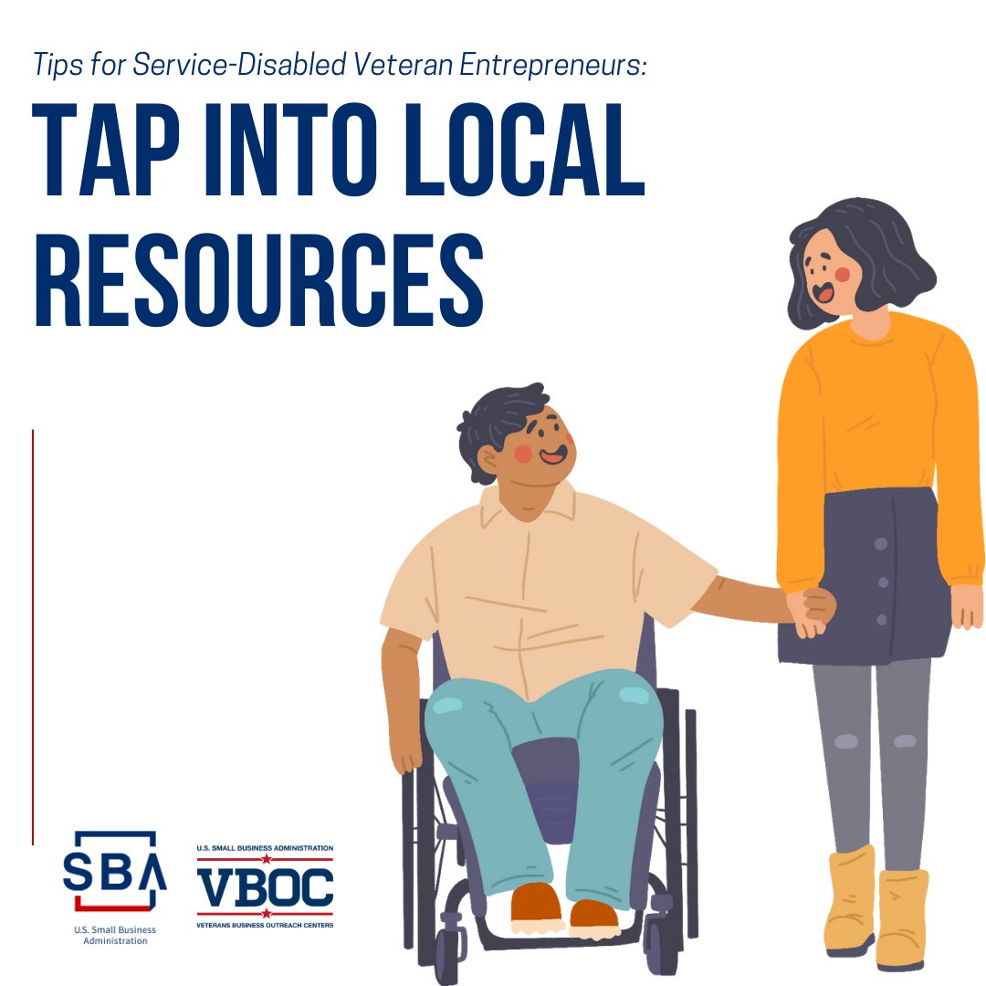 utavboc's tweet photo. Service-disabled veteran entrepreneurs who need assistance can visit a Veterans Business Outreach Center for guidance, advice, and resources to help them start and grow a #smallbiz.

Find your local VBOC and schedule an appointment: https://t.co/xRpm4P0PTb https://t.co/7yeal17I0F