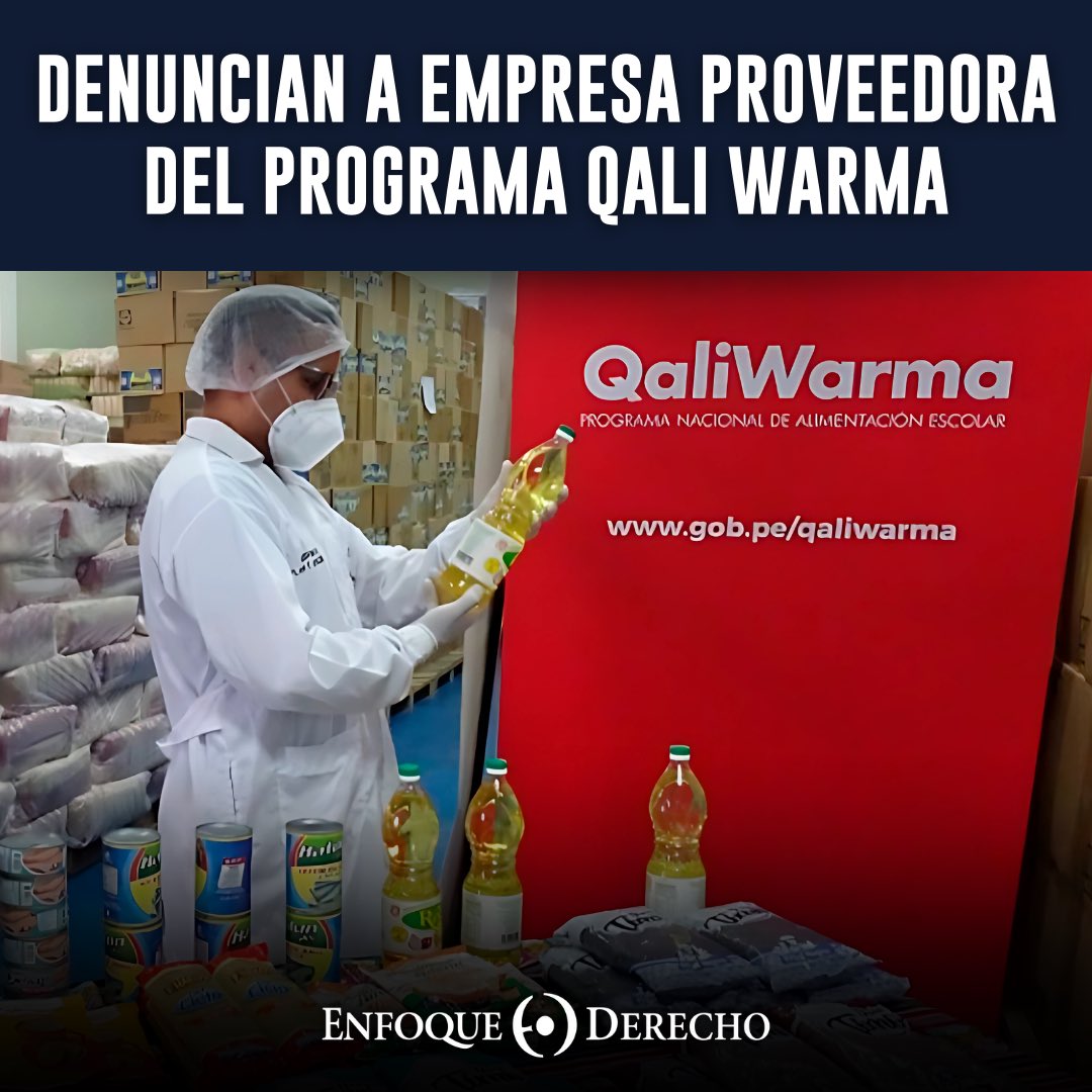 EnfoqueDerecho's tweet photo. #QaliWarma 🍽️
En el siguiente carrusel enfoque derecho te informa sobre que la #DIRESA ha sido acusada por presuntos actos de #corrupción en torno al caso de intoxicación que se le atribuye a #Frigoinca, proveedora de QualiWarma
¿Qué opinas de esta noticia? ➡️
¡Coméntanos! https://t.co/mjRs5ScDhR
