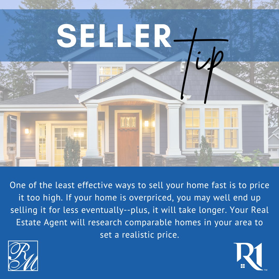 rickmoorecom's tweet image. Seller Tip - October
PRICE YOUR HOME COMPETITIVELY
One of the least effective ways to sell your home fast is to price it too high.

#RickMoore #RickMooreTeam #MelindaSkogerson #R1RealEstate #R1Washington #DesertAire #DesertAireRealEstate #Mattawa #SecondHome #RickMooreRealEstate