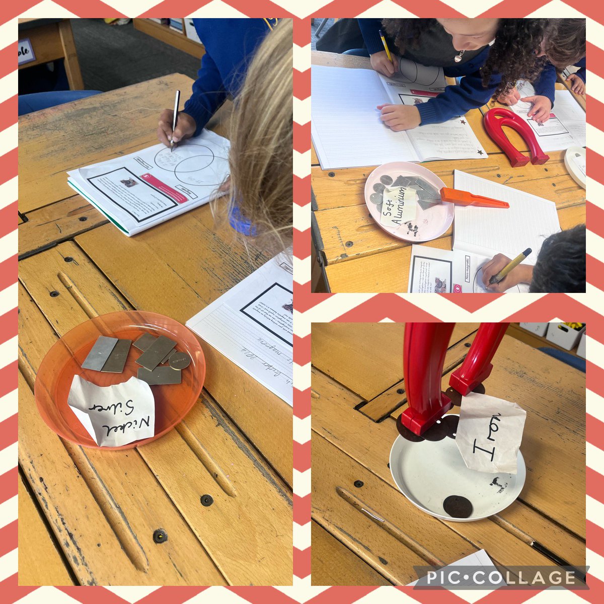 stphilipsrc's tweet photo. โAre all metals magnetic?โ๐ค This is the question that the super scientists in Class 7 investigated this afternoon ๐งฒ๐๐ช #StPhilipsScience https://t.co/spSGuwaLgk