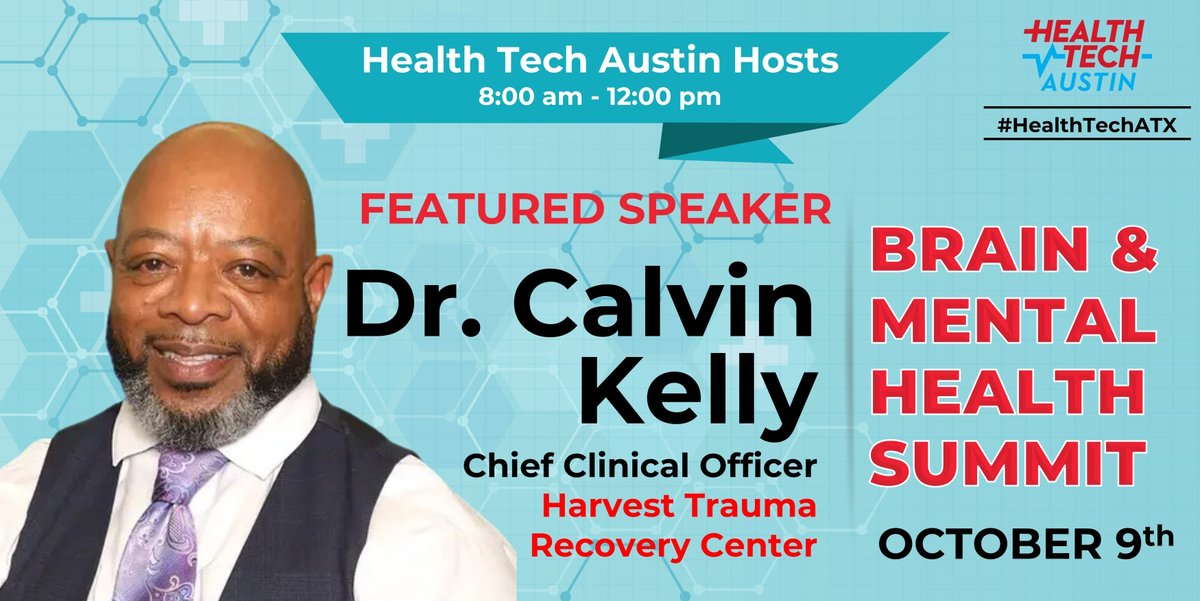 HealthTechATX's tweet image. Excited For Tomorrow's Panel Featuring @DrNicoleClark , Clarena Tobon at Nami Central TX, Dr. Calvin Kelly at Harvest Trauma Recovery Center @ The Brain &amp;amp; Mental Health Summit @AustinPublicLib Free to RSVP. Details  @ healthtechaustin.com/october-2024 #TogtherWeWillHeal #TogetherWeWillGrow
