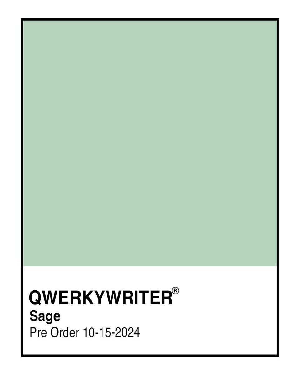Qwerkywriter's tweet image. New Qwerkywriter Launching
Next Week!

#qwerkywriter #qwerkytoys #desktopsetup #desksetup #homeofficedecor #sagegreen #typewriterkeyboard #sagedecor