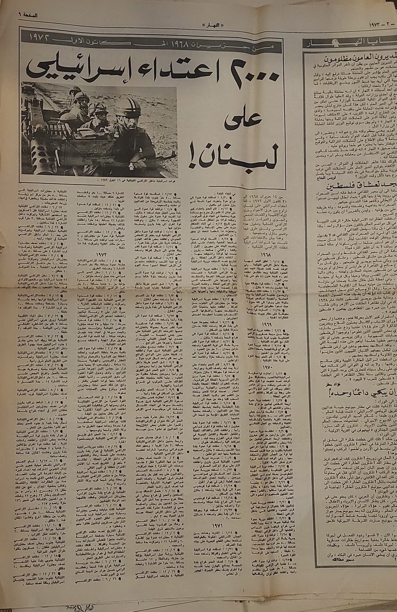 رئيس العصابة "النتن ياهو" كذاب أشر..

يقول للبنانيين "هل تذكرون عندما كانت بلادكم عروس الشرق، ماذا حل ببلادكم"!!

محاولاً -كعادة "الصهاينة"- التأليب، والتلاعب بذاكرة العامة من اللبنانيين وغيرهم، متجاهلاً حقيقة أن "الكيان الصهيوني" قد قام بالاعتداء على لبنان 2000 مرة بين العامين