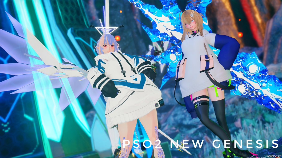 保護材無くなりましたw
#PSO2NGS 
#メンテの日なのでssを貼る