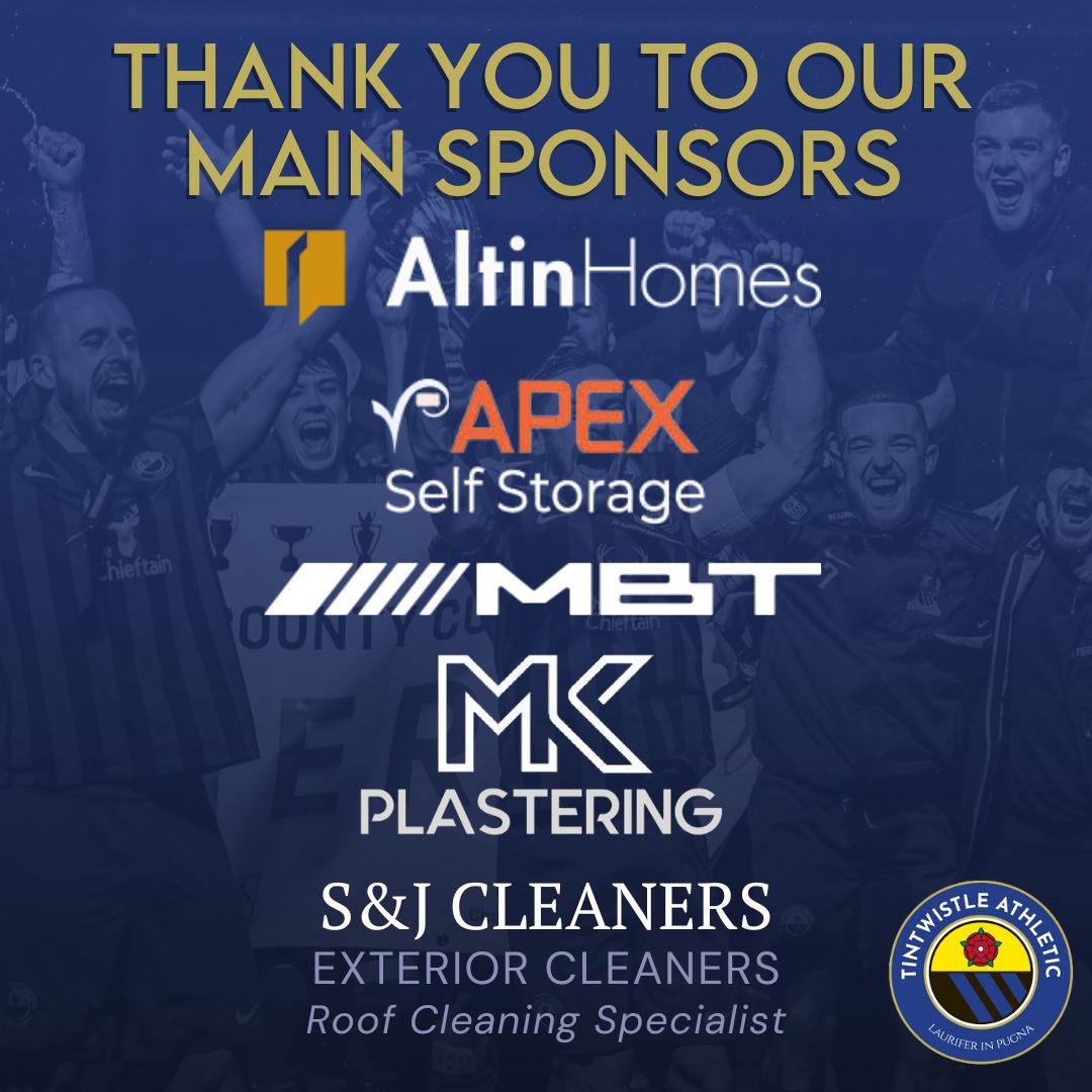 🗣️ Sponsorship appreciation 🗣️

A MASSIVE THANK YOU to our main sponsors for this season! 🤝⚽️

#jointhejourney