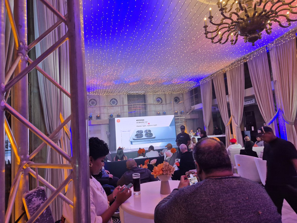 At the launch of Xiaomi's new 14T smartphone #xiaomi14tlaunchza