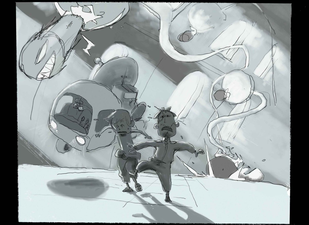 headlamp_'s tweet photo. Hey hey hey #PortfolioDay 
I'm a story artist and fledgling animator :) 
I also like to design characters https://t.co/nwXCiwlvhL