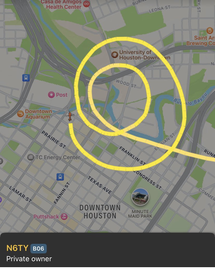 houstonairw's tweet photo. News helicopter near UHD area for body found floating on Bayou 🇺🇸 https://t.co/673wet3upz