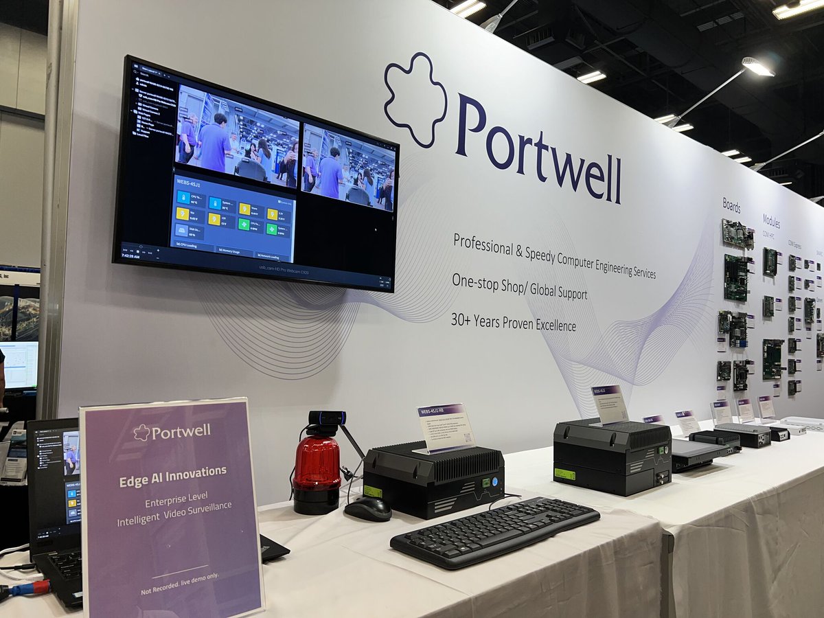Portwell_US's tweet image. Exciting first day at embedded world North America 2024! ✨
We’re thrilled to be in Austin, Texas, showcasing our cutting-edge industrial and embedded computing solutions. Stop by Booth #1940 to explore our latest innovations!💻✨
#EmbeddedWorldNA #Austin2024