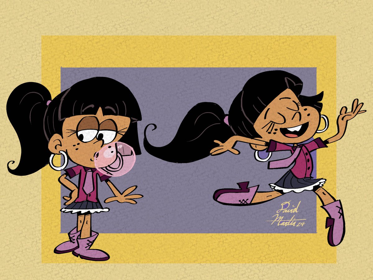 DaVision1990's tweet photo. Imagine in another timeline. Ronnie Anne grew up in a rich family. Also, imagine her being a girly girl who's snobby and is into dancing and music. Like, who is this girl? I kinda afraid of what Bobby would be likeXD #ronnieanne #TheLoudHouse #TheLoudHousefanart #thecasagrandes https://t.co/R7JgPTZcV5