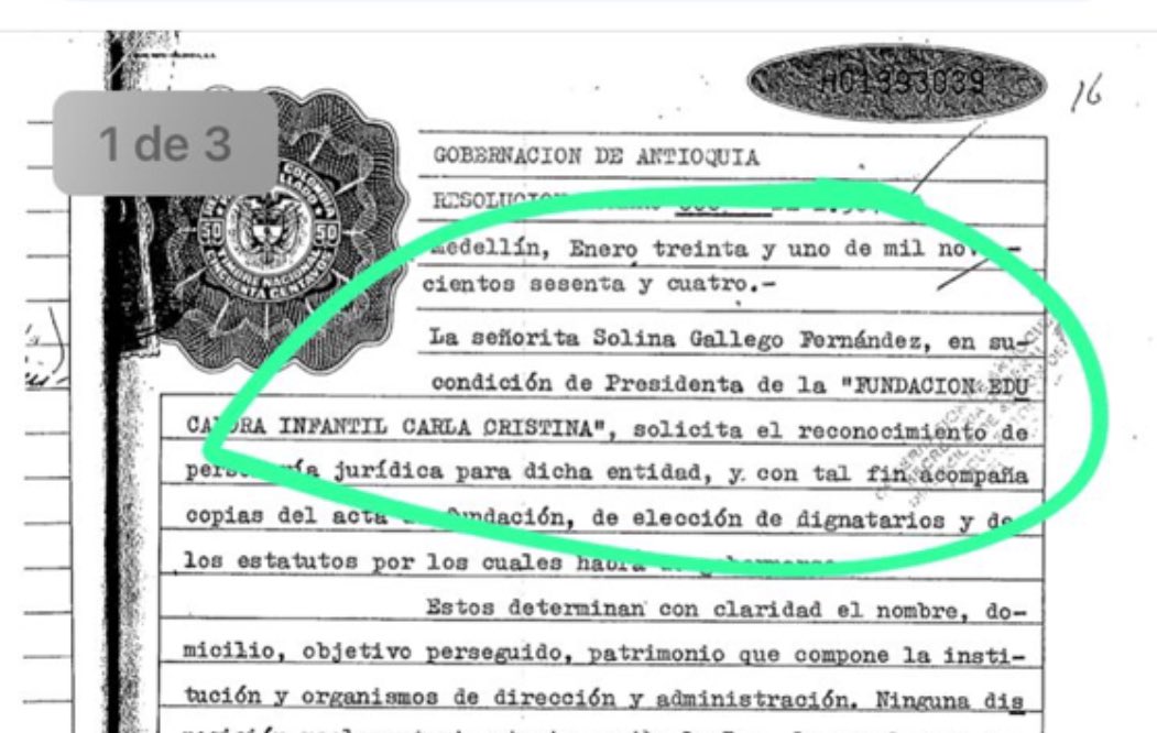 HilosXColombia's tweet photo. La Alcaldía de Fico le está dando contratos por más de 6000 millones a una fundación de la familia de esposa del secretario de seguridad Manuel Villa.

Se trata de la Fundación Carla Cristina que preside Ricardo Sierra Fernández, primo de Camila Fernández Toro.🧵 https://t.co/AVyBgWexrl