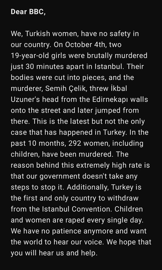 dordncuelemnt's tweet photo. kızlar merhaba,sesimizi globale duyurmak için bbc ye mail atıyoruz,ne kadar çok mail atılırsa o kadar etkili olur.
@betullbella arkadaşımızın yazdığı örnek metni buraya paylaşıyorum.
ayrıca mail hesapları: haveyoursay@bbc.co.uk https://t.co/Ng8bbTfm7a